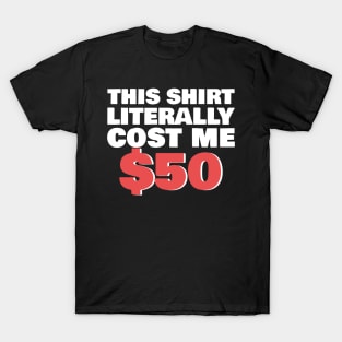 Rich People Expensive Stuff Dollar Gift T-Shirt